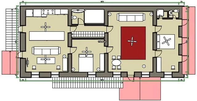Apartmán One Manto Square Mykonos Town Řecko